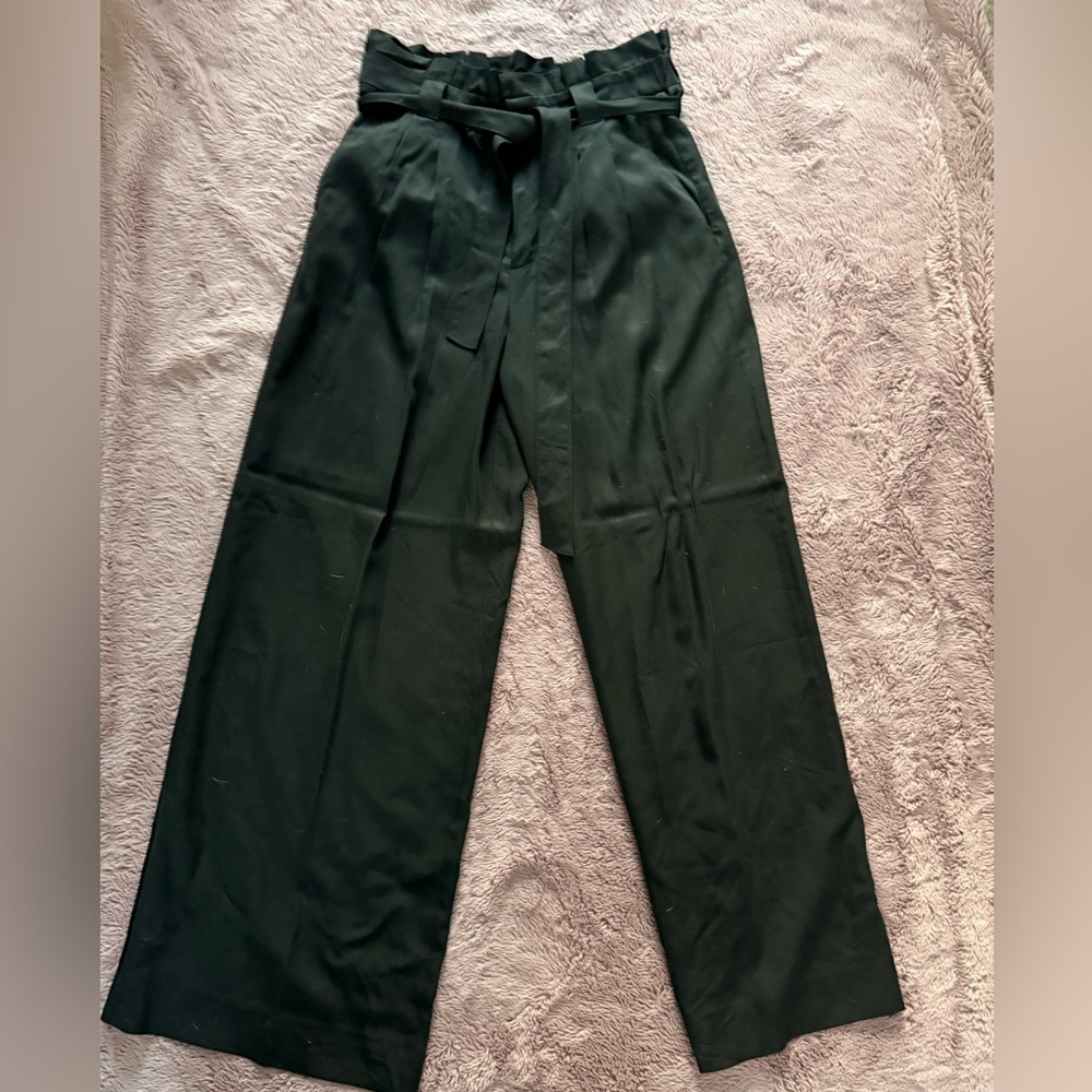 Banana Republic TENCEL Wide Leg Paper Bag Pantsuit